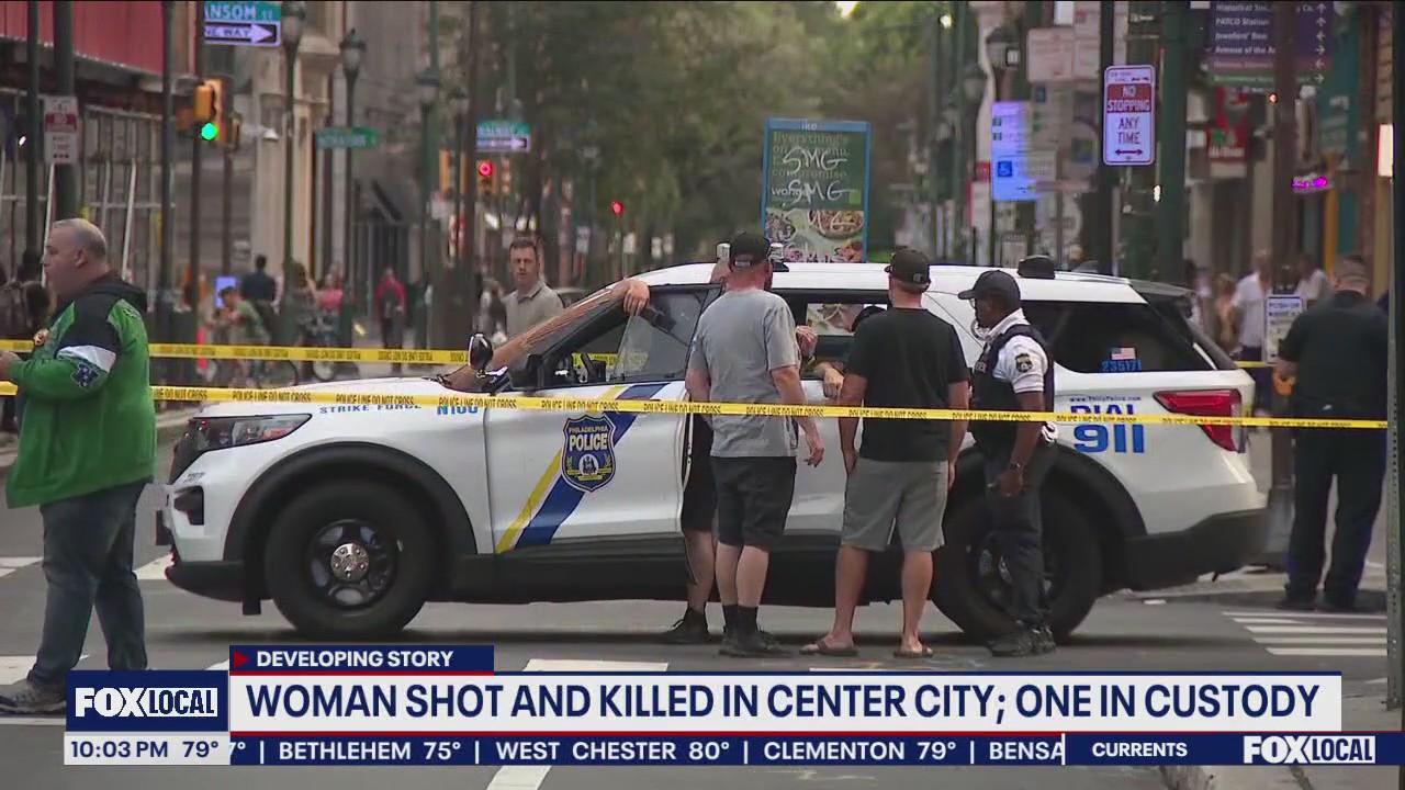 Woman shot and killed in Center City
