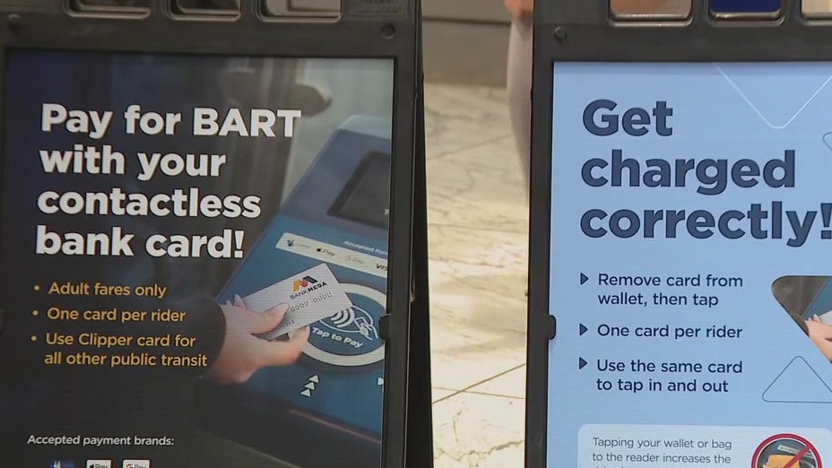 Los pasajeros de Bart pueden usar el programa Tap and Ride Fare utilizando su tarjeta bancaria