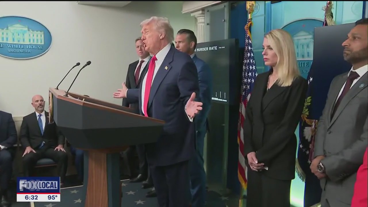 President Trump places deploys National Guard to D.C.