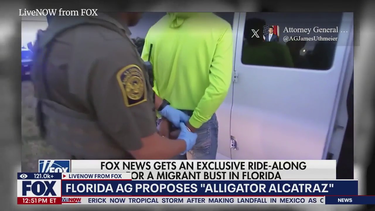 FL offers Trump "Alligator Alcatraz" to detain migrants