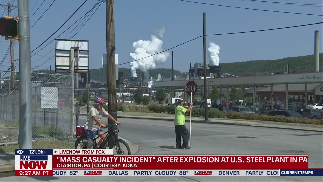Live updates: Explosion at US Steel plant in Pittsburgh leaves people trapped under rubble