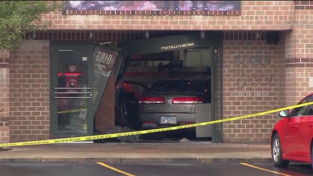 14 hurt after car crashes into Oswego Portillo's