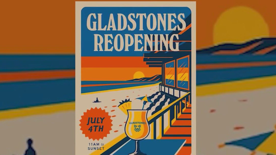 Gladstones Malibu announces reopening date