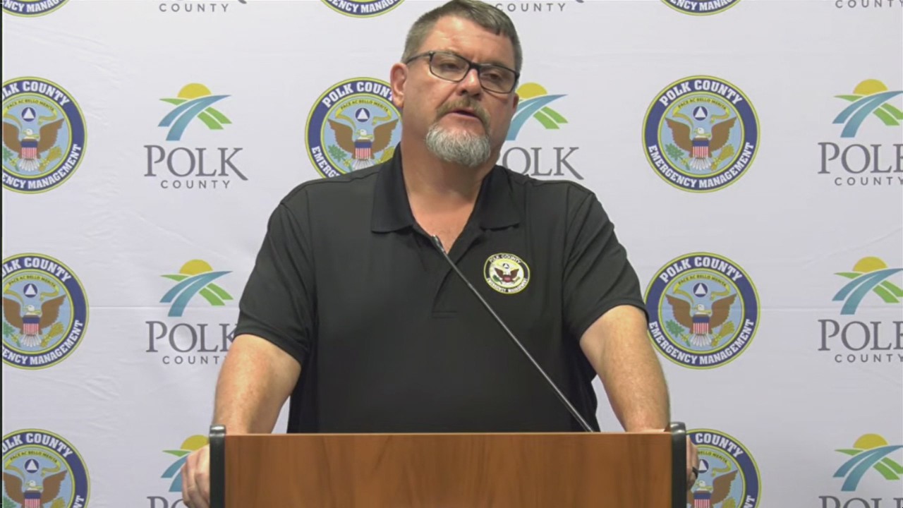 Polk County news conference on Hurricane Milton recovery efforts