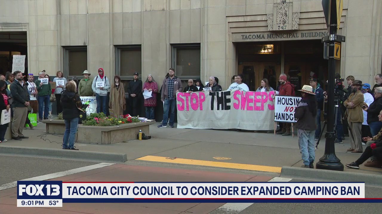 Tacoma city council considers expanded camping ban
