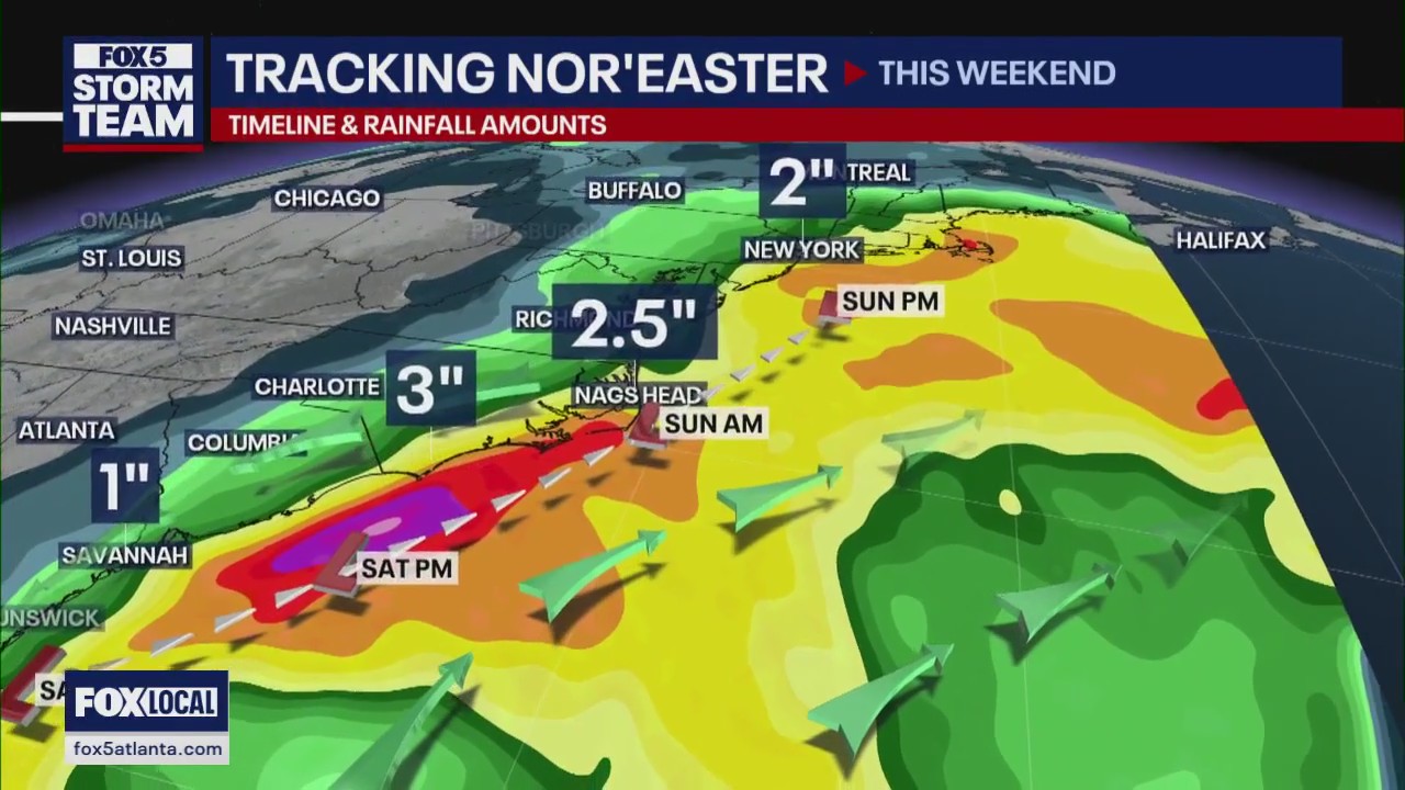 Friday afternoon forecast