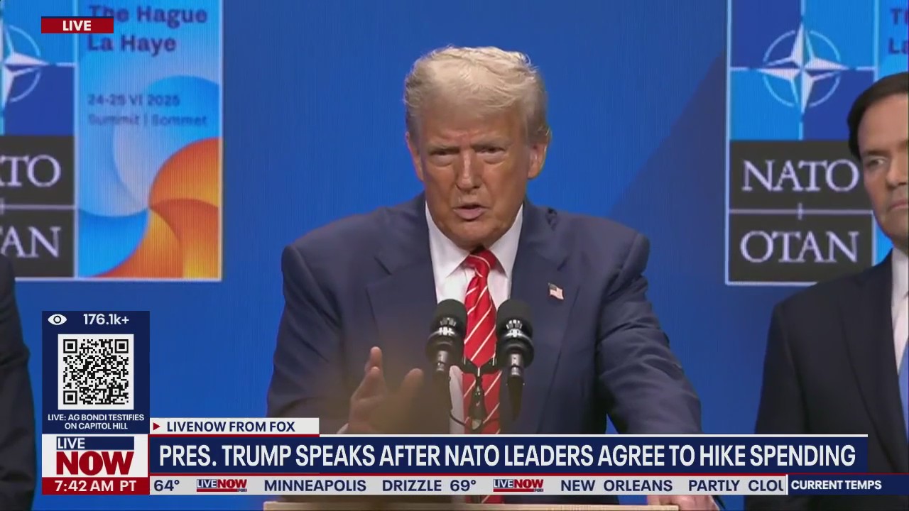 FULL REMARKS: President Trump speaks at NATO summit