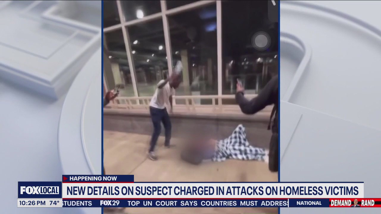 Man charged with assault of unhoused people in Philadelphia