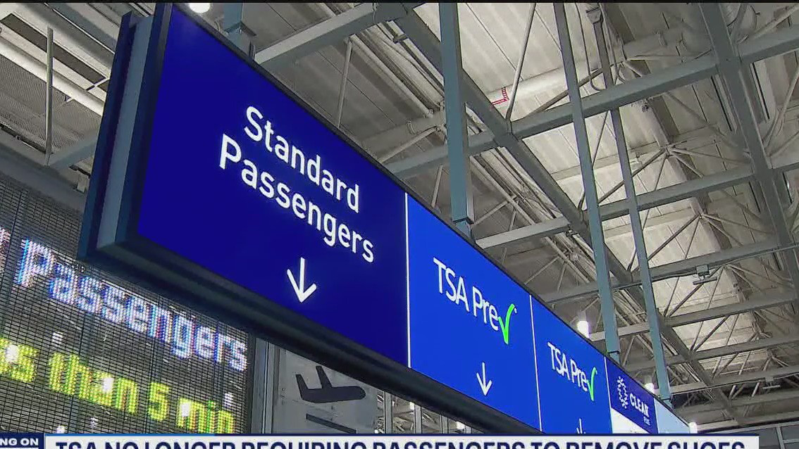 TSA ends 'shoes off' policy, MSP passengers mixed on decision