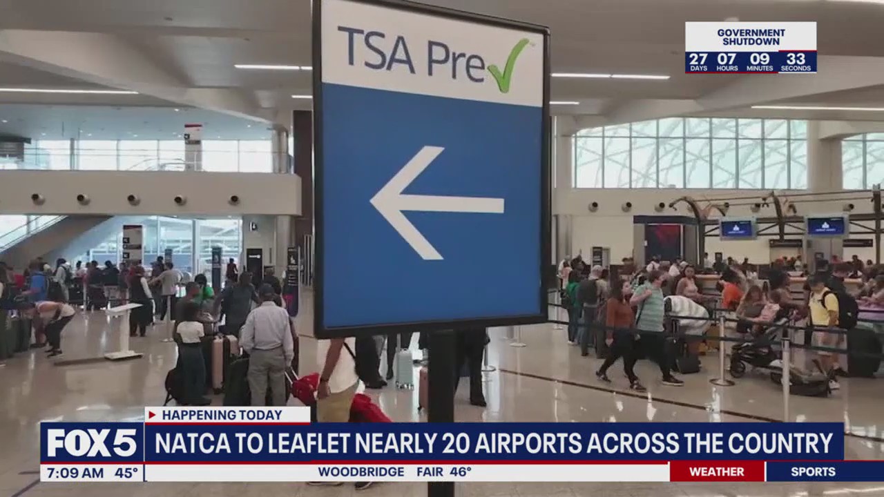 NATCA at airports as air traffic controllers face going unpaid