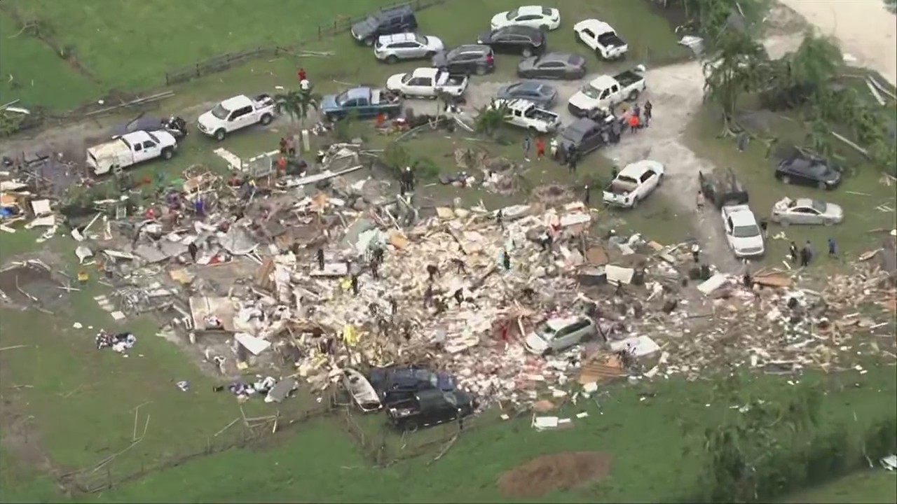 Aerial images show Hurricane Milton’s path of destruction
