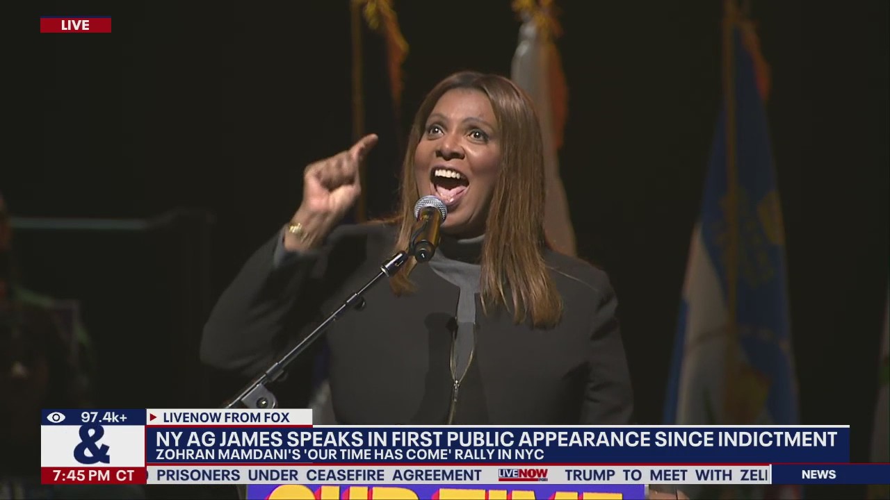 NY AG Letitia James first appearance since indictment