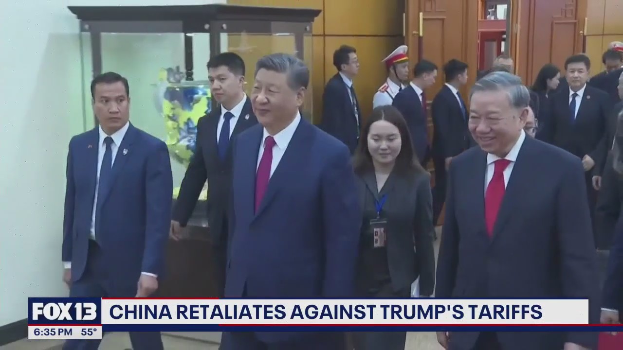 China retaliates against Trump's tariffs