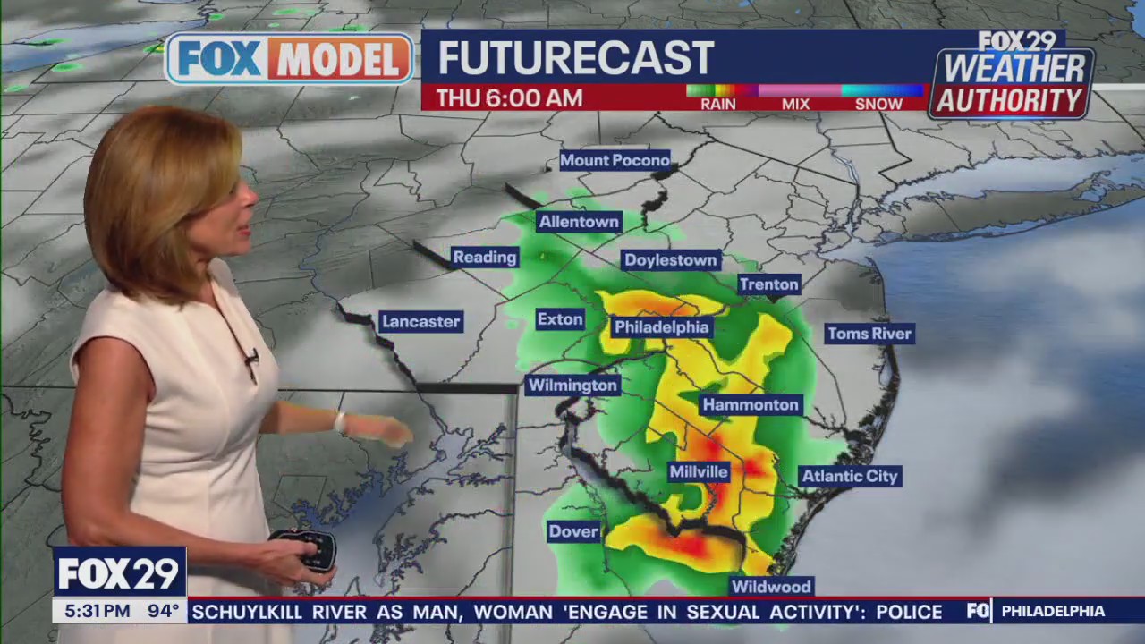 Weather Authority: 5 p.m. Wednesday forecast