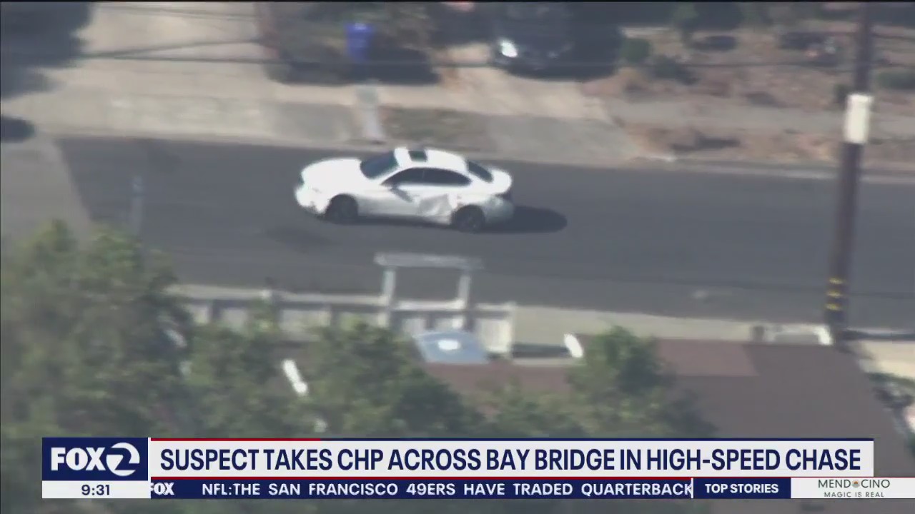 Police chase suspect from SF to East Bay, arrest suspect in Richmond