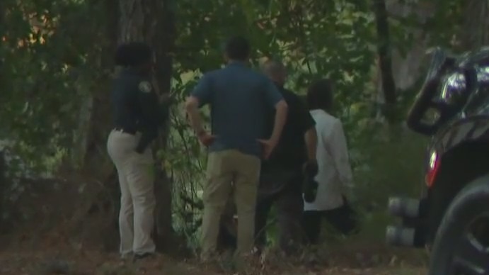 Police searching woods near site where baby went missing
