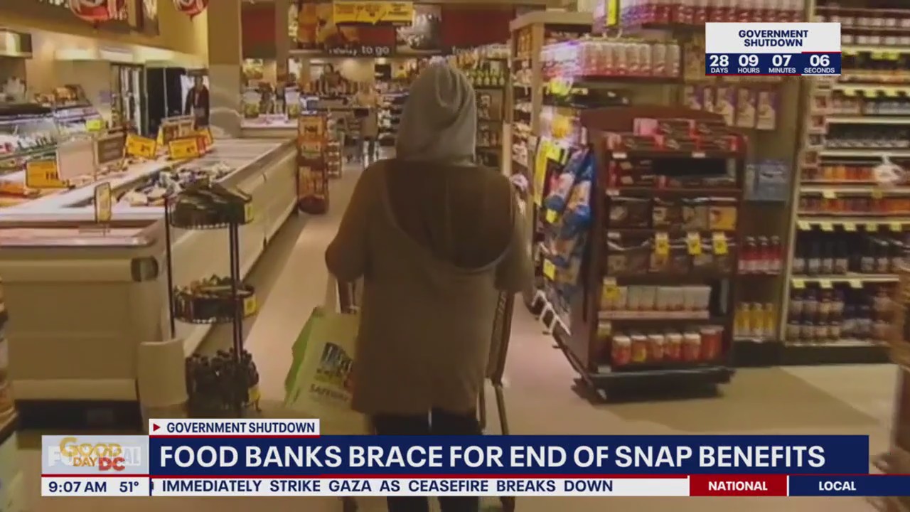 SNAP Benefits Government Shutdown: DMV food banks brace for surge