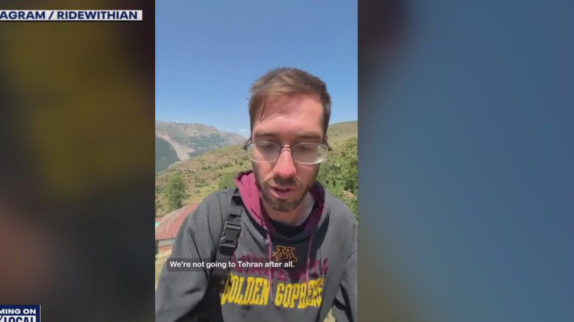 Minnesota bicyclist flees Iran as tensions rise