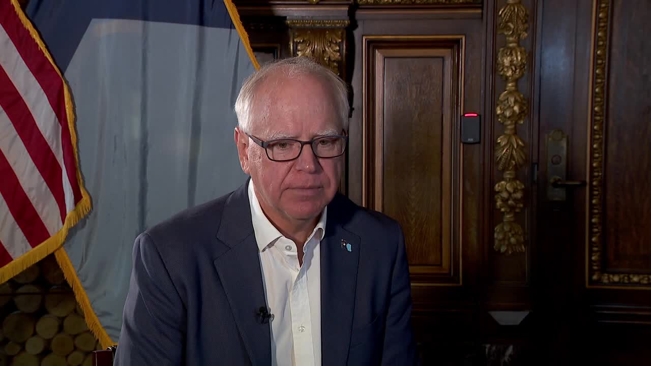 1-on-1 with Gov. Walz on grieving the Hortmans