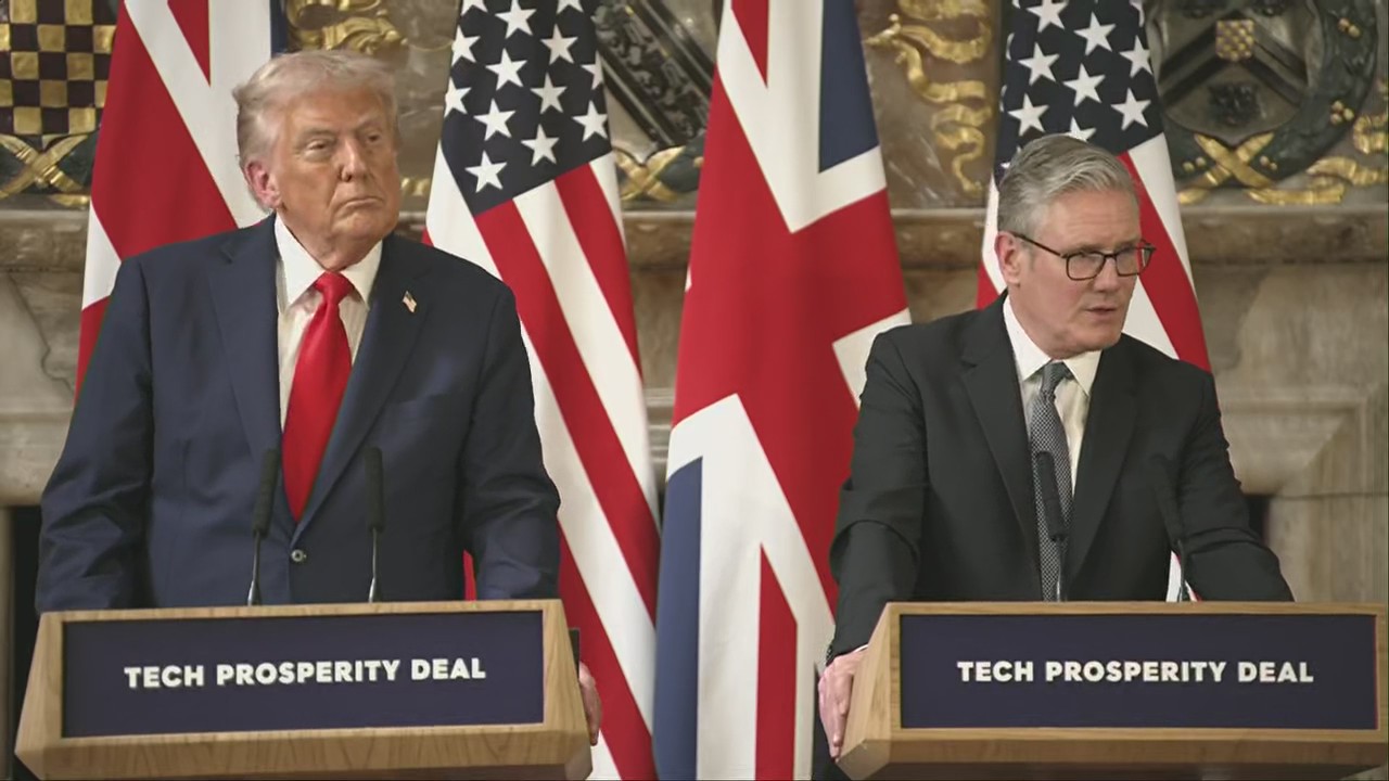 Trump, UK PM Starmer hold joint press conference