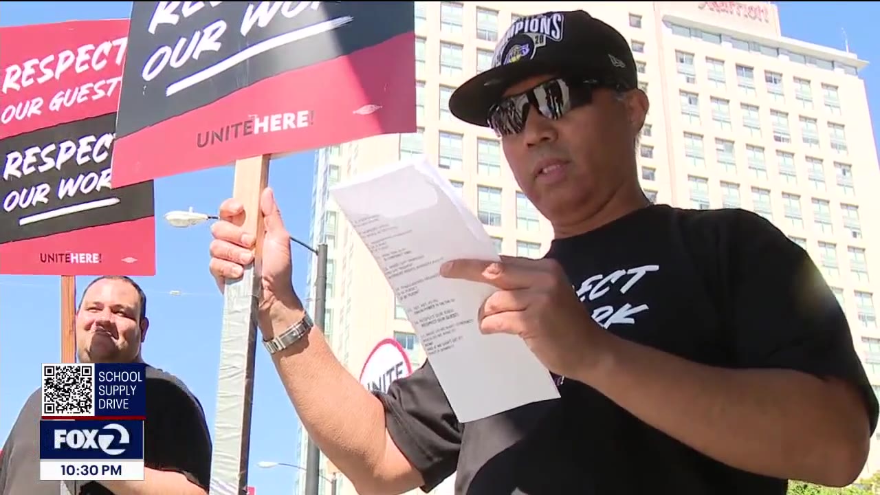 Hotel workers in San Jose hold rally for living wages, affordable healthcare