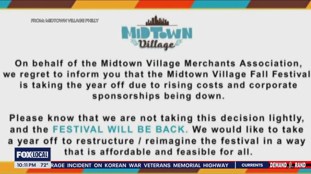 Midtown Village Fall Festival canceled for 2025