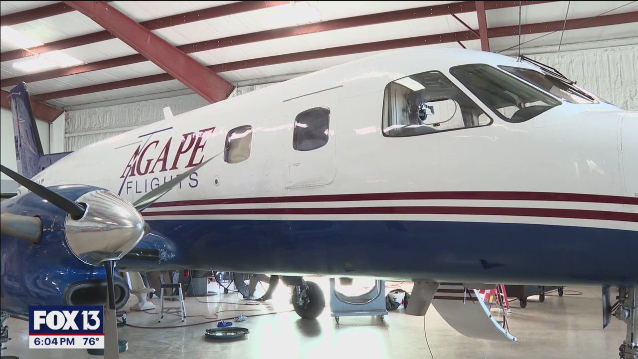 Agape flights waiting to bring aid to Jamaica