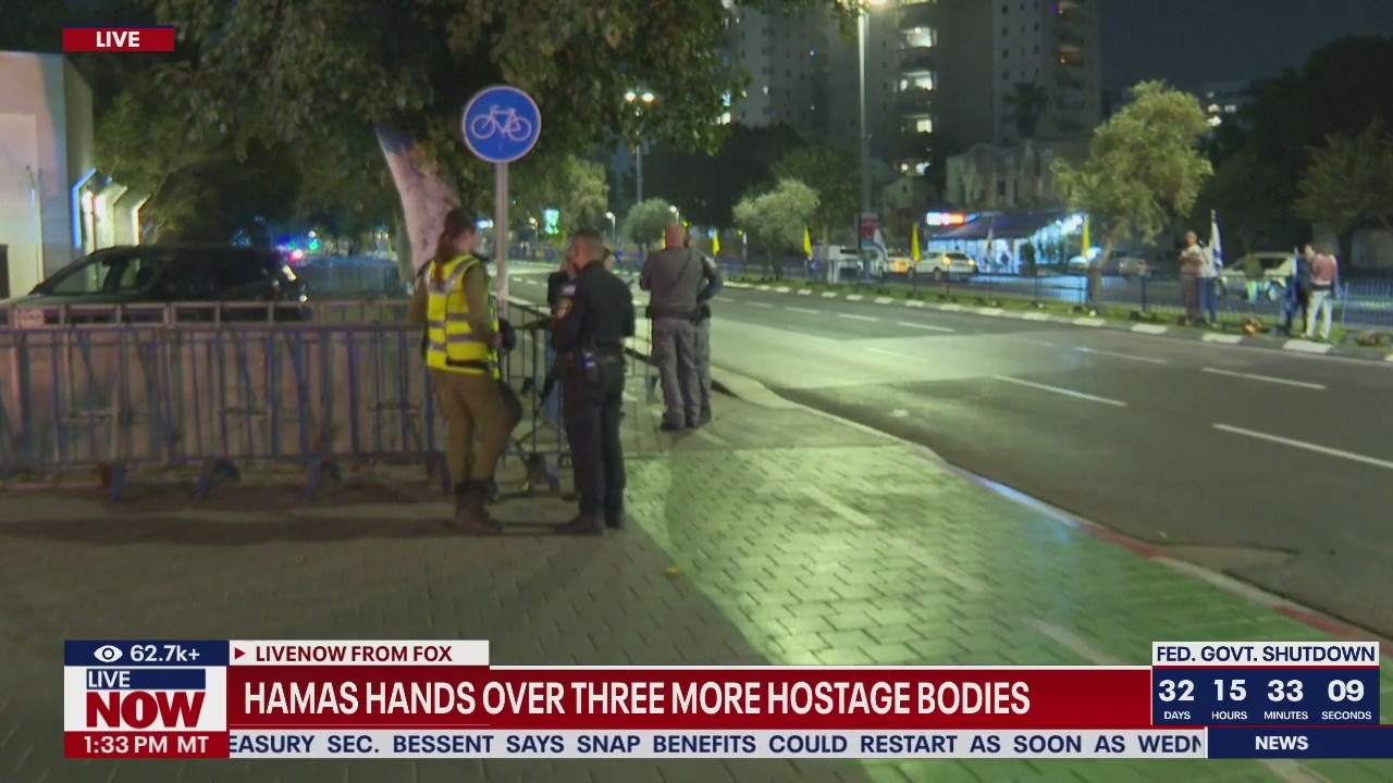 Hamas hands over three more hostage bodies
