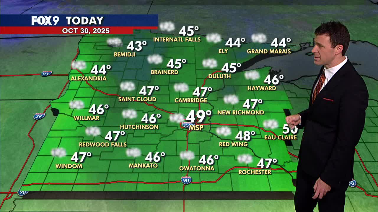 MN weather: Foggy morning, cloudy Thursday afternoon