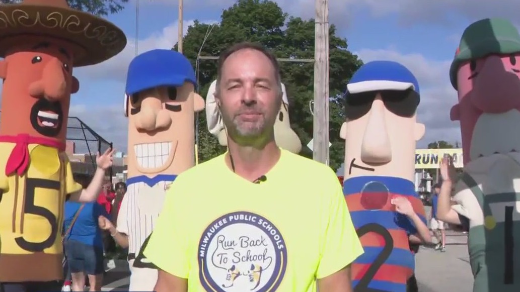 Having fun at the MPS Run Back to School event