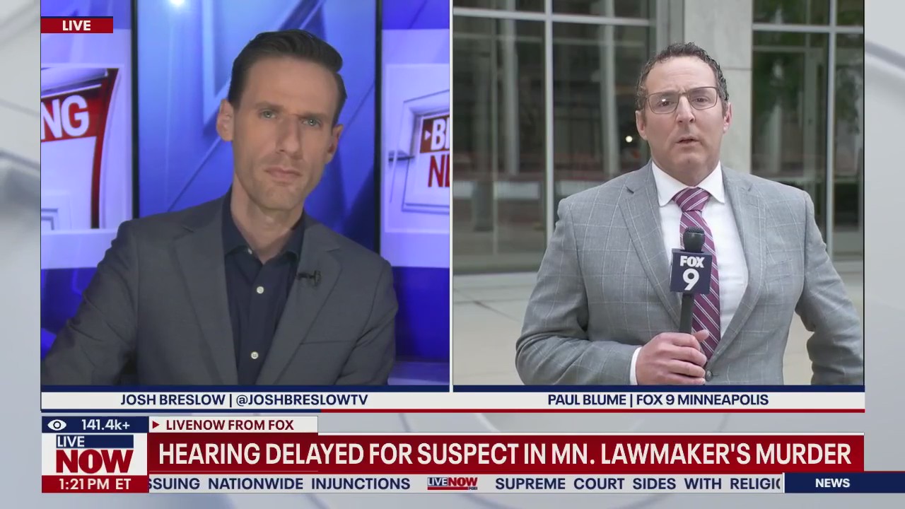 Suspect in Mn. lawmaker's murder has hearing delayed