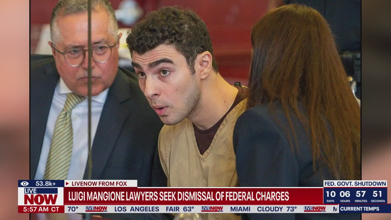 Mangione lawyers seeking dismissal on fed charges