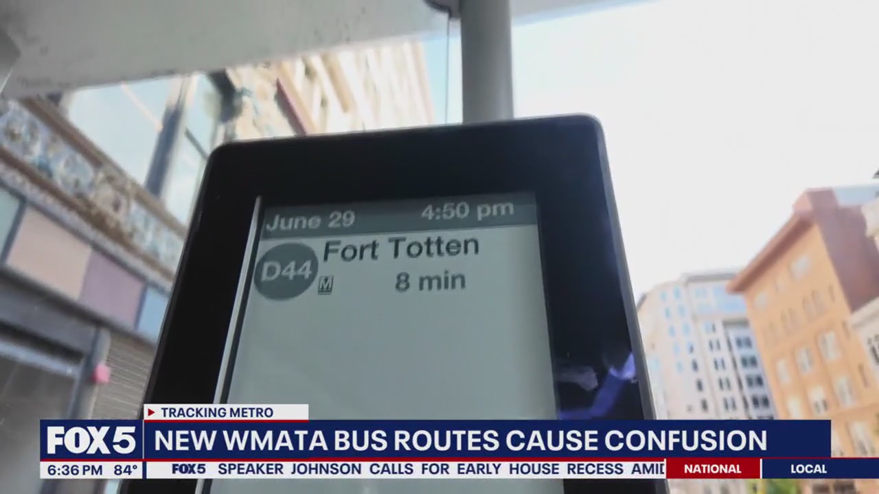 New WMATA bus routes cause confusion for riders