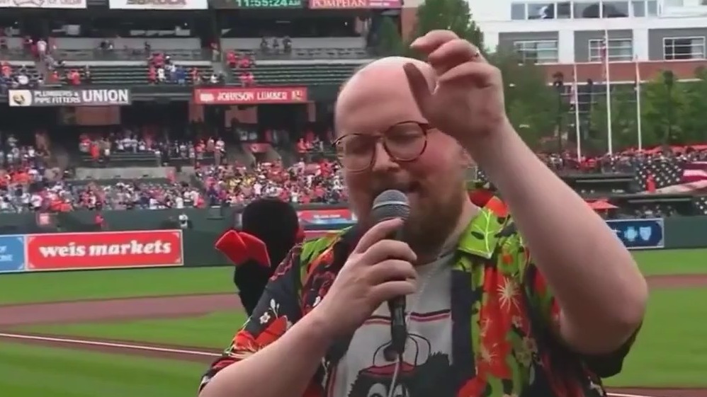 Unique rendition of The Star-Spangled Banner