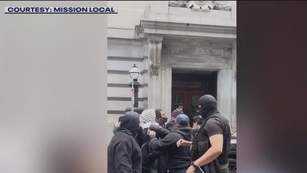 San Francisco protesters clash with ICE
