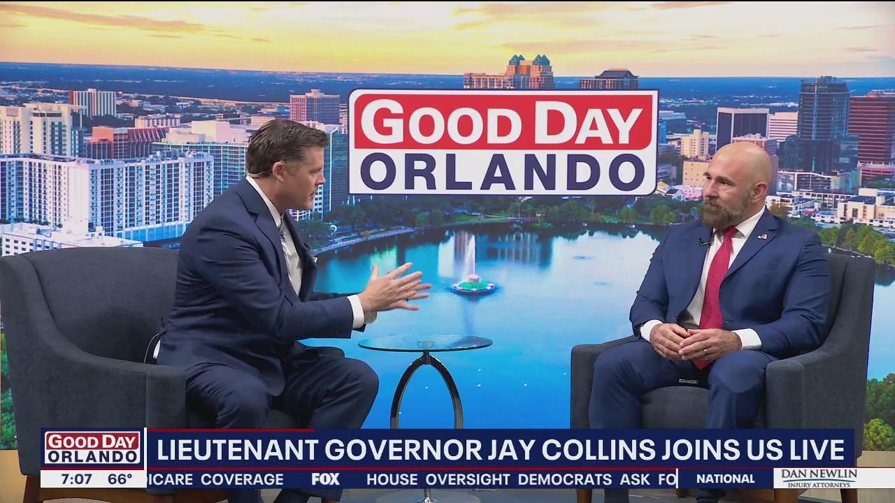 Lieutenant Governor Jay Collins stops by Good Day Orlando
