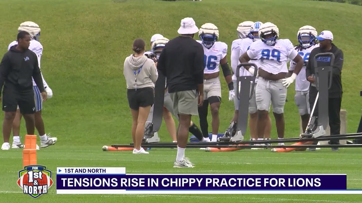 Lions getting chippy in early days of training camp