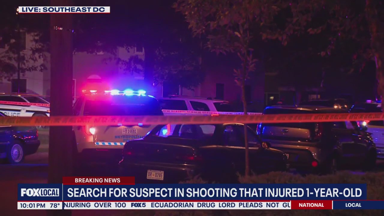 1-year-old girl shot in arm in Southeast DC, police say