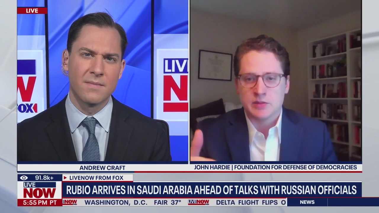 Rubio in Saudi Arabia ahead of talks on Ukraine