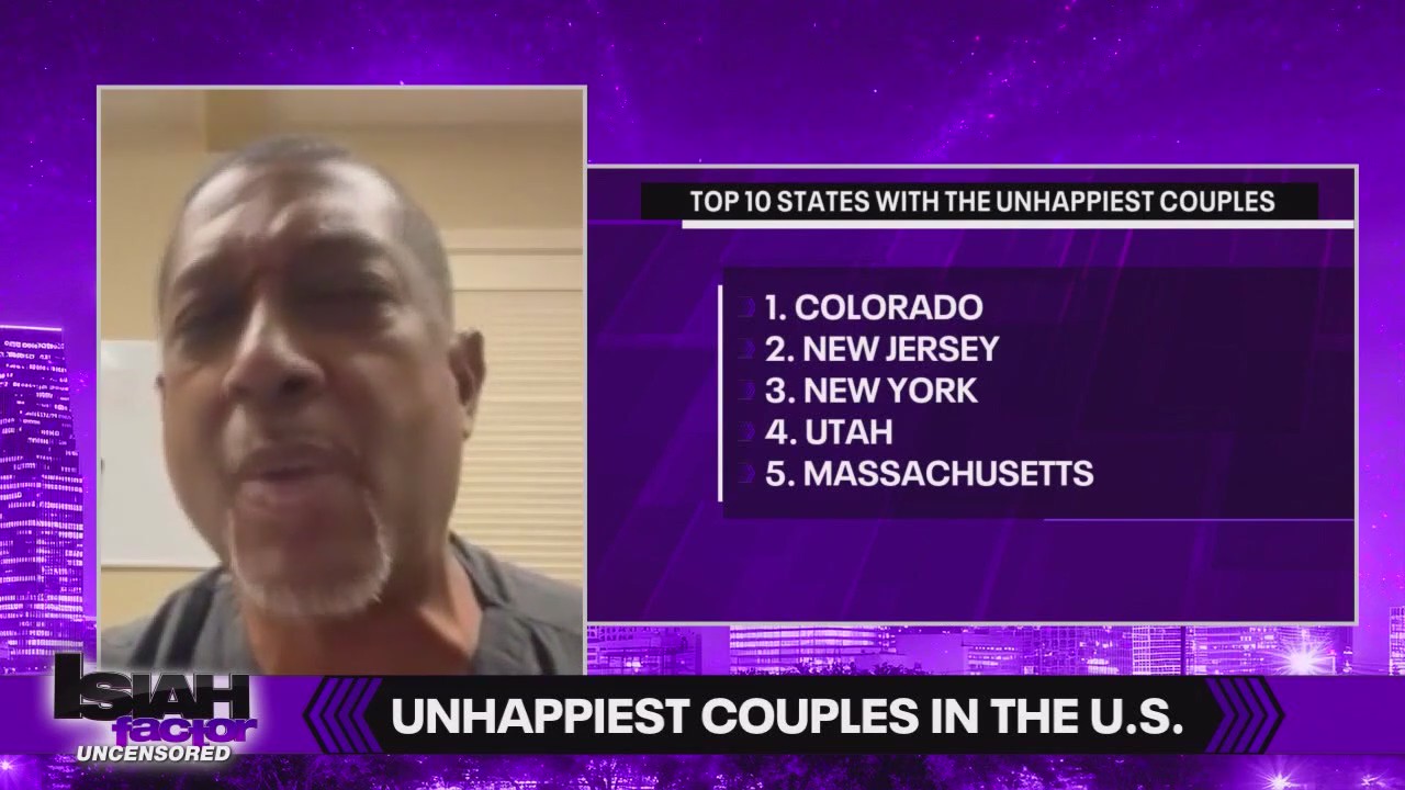 Ranking the unhappiest couples across America