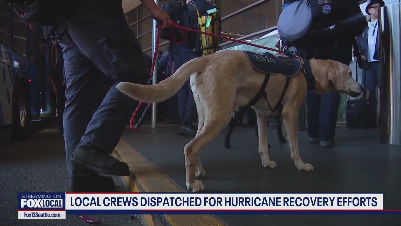WA crews dispatched for hurricane recovery efforts