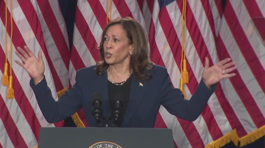VP Harris hits campaign trail