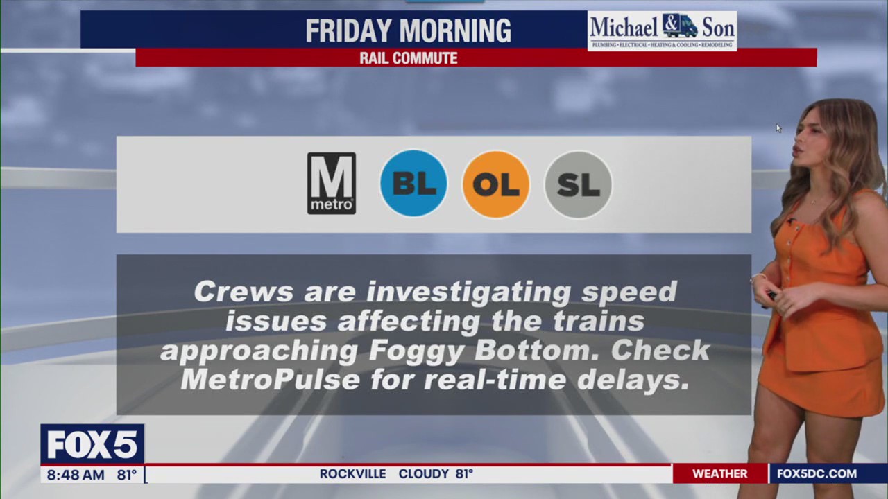 Metro delays Friday due to power issue