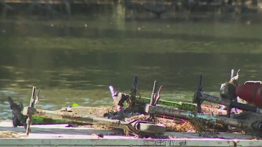 Scooters pulled out of Lady Bird Lake