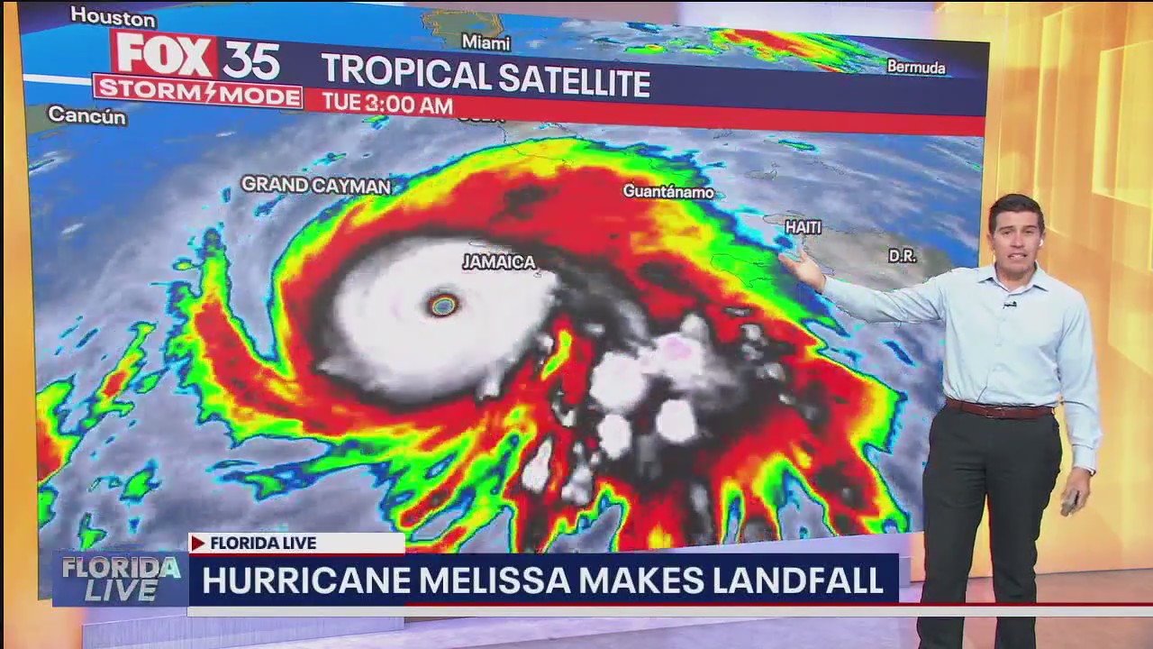 Cat 5 Hurricane Melissa makes landfall in Jamaica