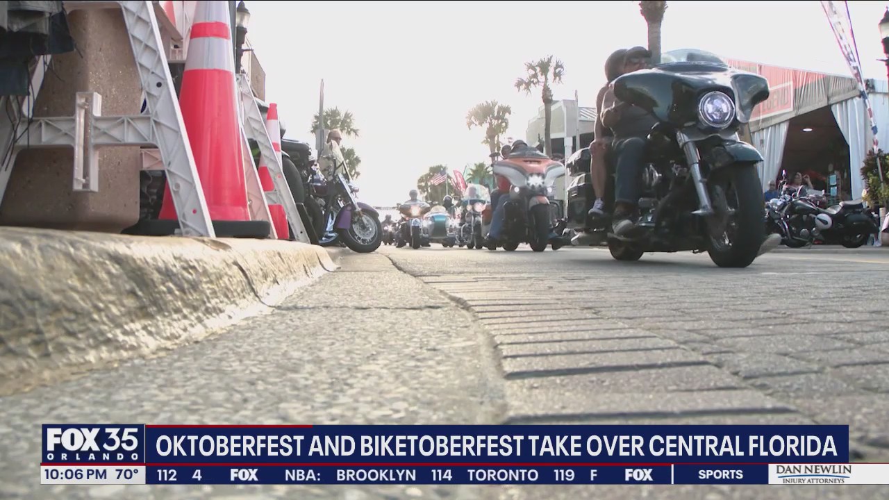 Crowds flock to Central Florida for Oktoberfest, Biketoberfest