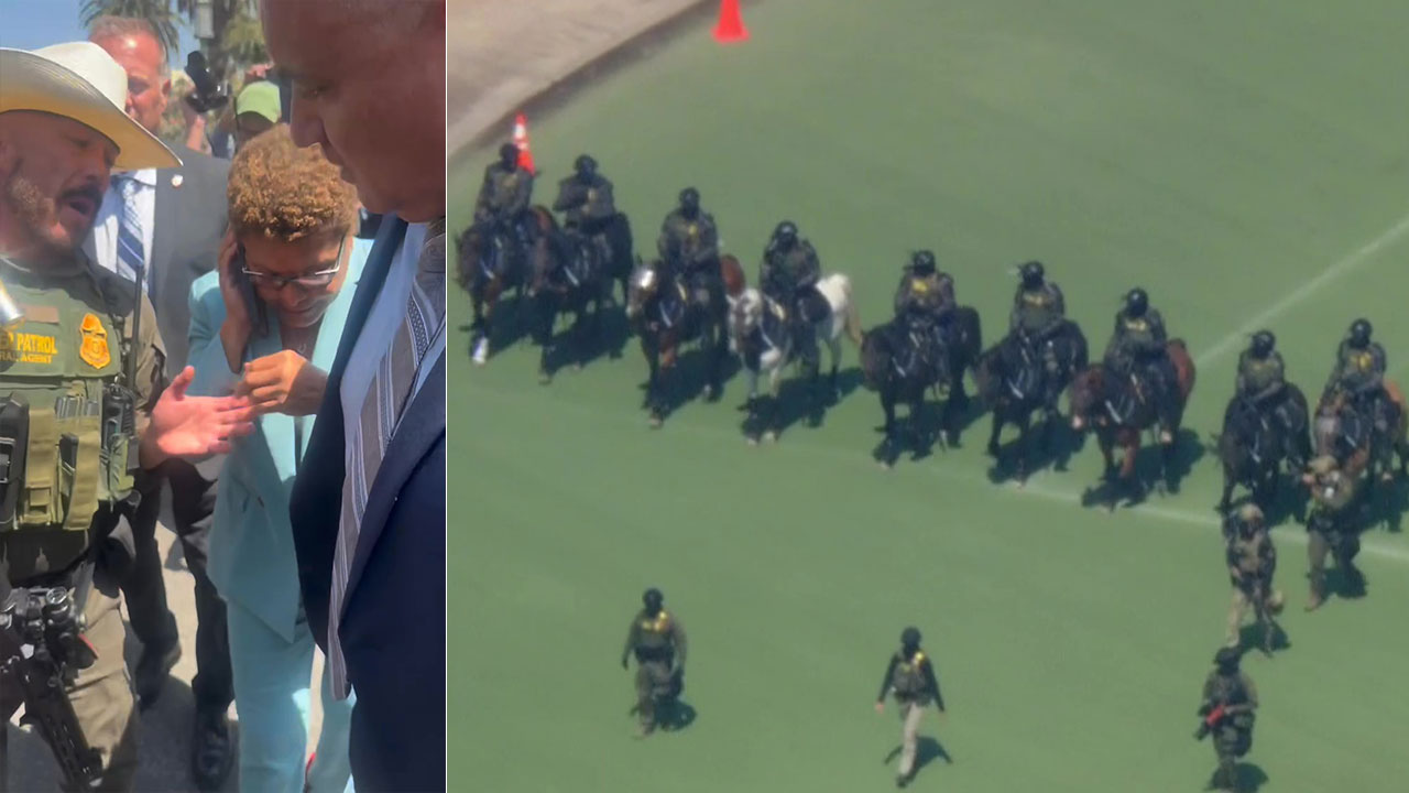 ICE in LA: Mayor Bass confronts Border Patrol in surprise visit