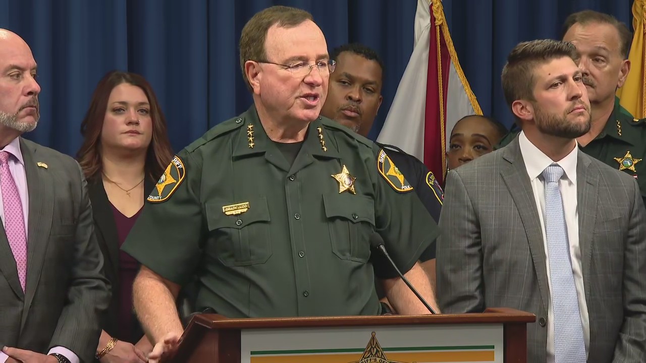 Grady Judd human trafficking news conference