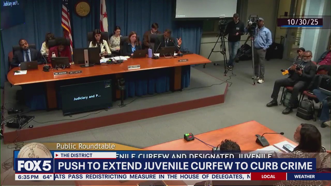 Public hearing held as DC plans to extend the juvenile curfew