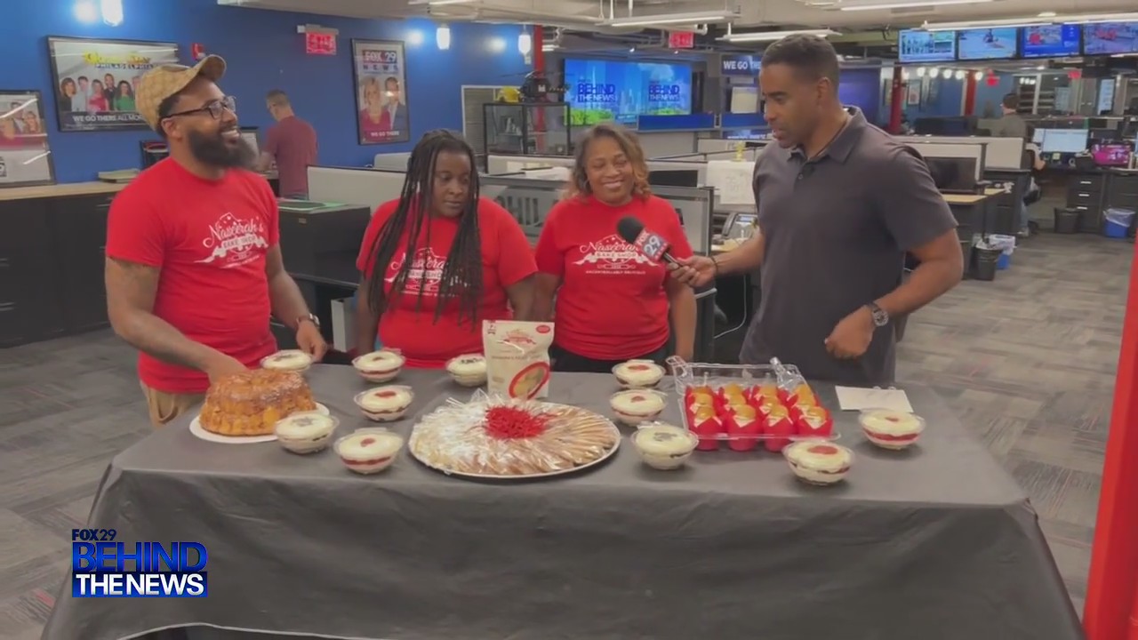 FOX 29 Behind The News: What's For Dinner? (Dessert Edition) - Naseerah's Bake Shop